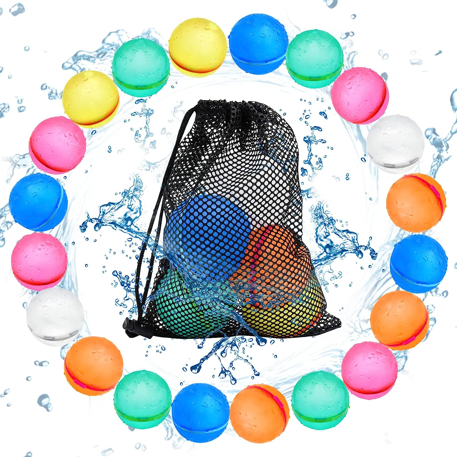 SimplyGadget™ Reusable Water Balloons (12 pcs)